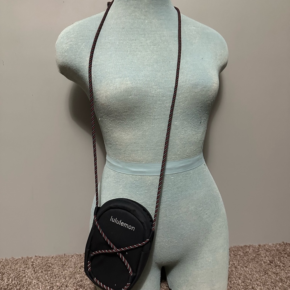 lululemon athletica Black Ripstop Paracord Crossbody Bag